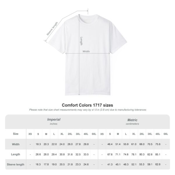Unisex Garment-Dyed Colored Go101 T-shirt - Image 15