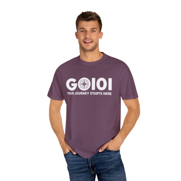 Unisex Garment-Dyed Colored Go101 T-shirt - Image 13