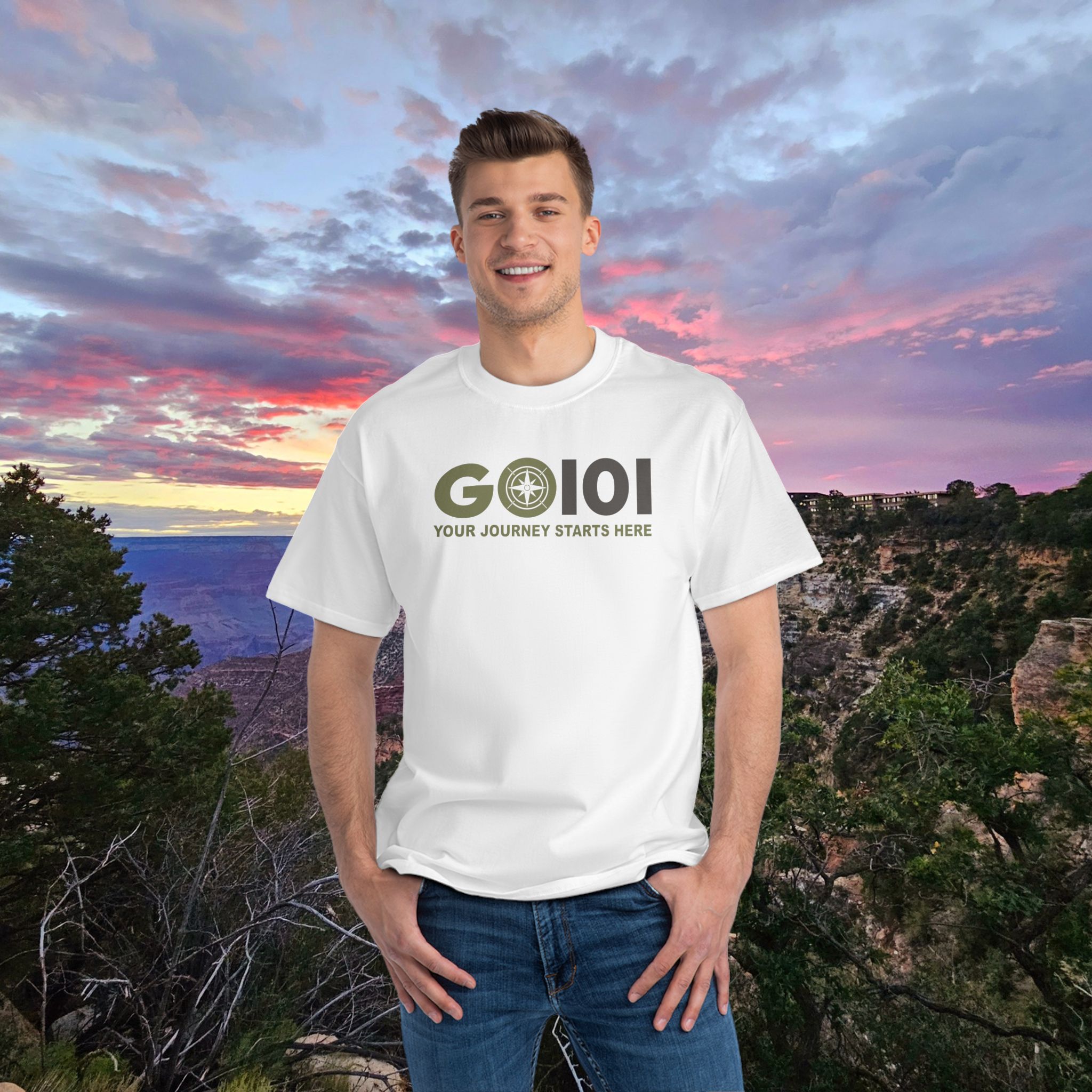 Beefy-T Hanes® Short-Sleeve Unisex Go101 Front Logo Official T-Shirt