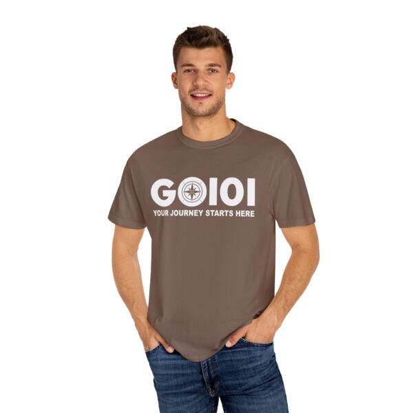 Unisex Garment-Dyed Colored Go101 T-shirt - Image 4