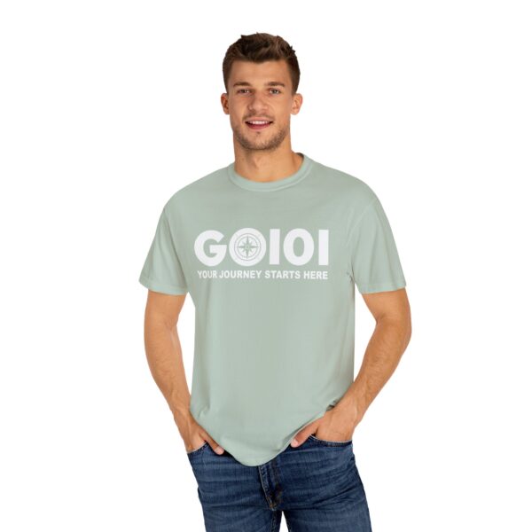 Unisex Garment-Dyed Colored Go101 T-shirt - Image 6