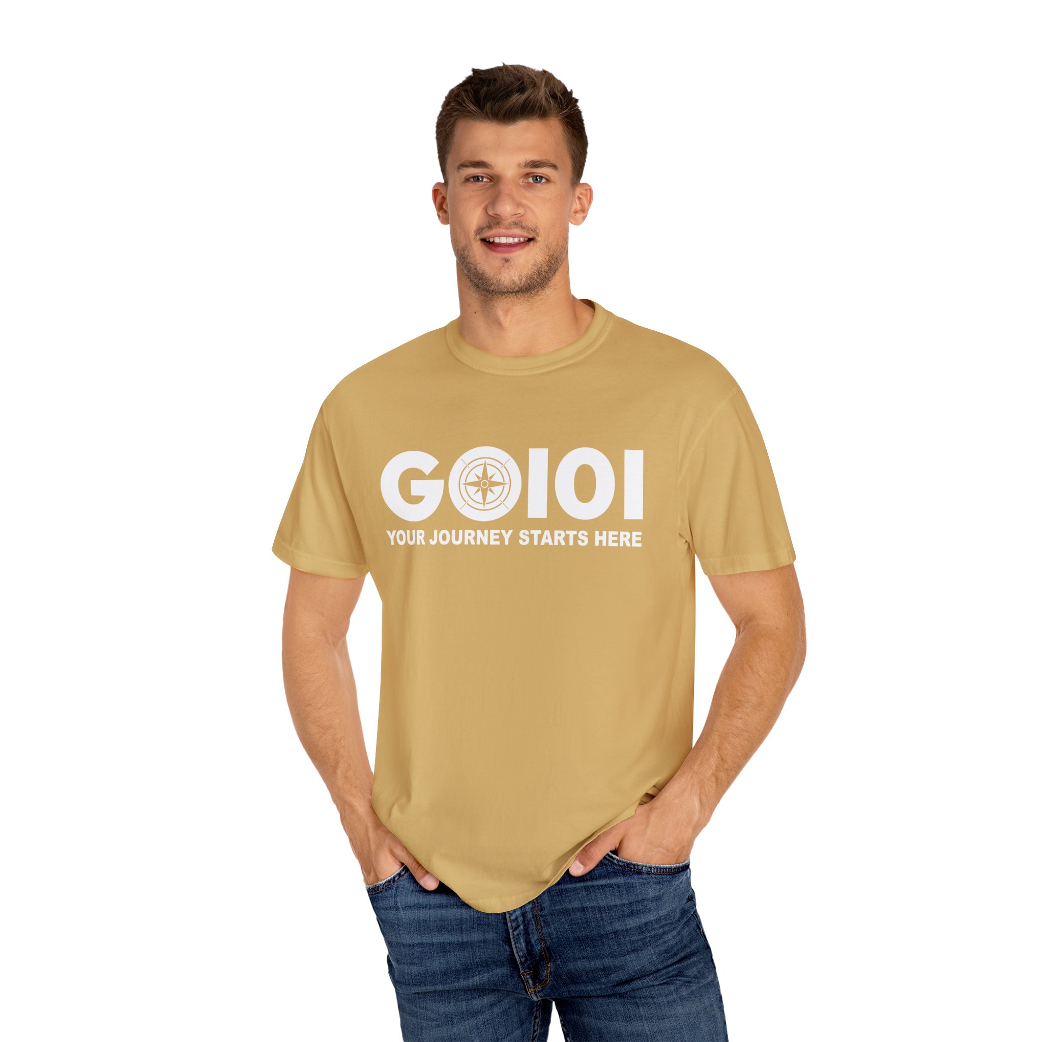 Unisex Garment-Dyed Colored Go101 T-shirt
