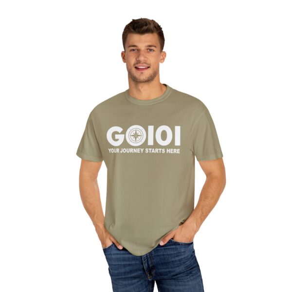Unisex Garment-Dyed Colored Go101 T-shirt - Image 3