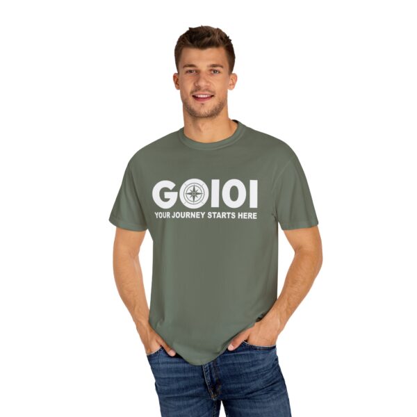 Unisex Garment-Dyed Colored Go101 T-shirt - Image 7