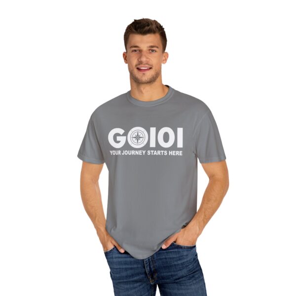 Unisex Garment-Dyed Colored Go101 T-shirt - Image 5