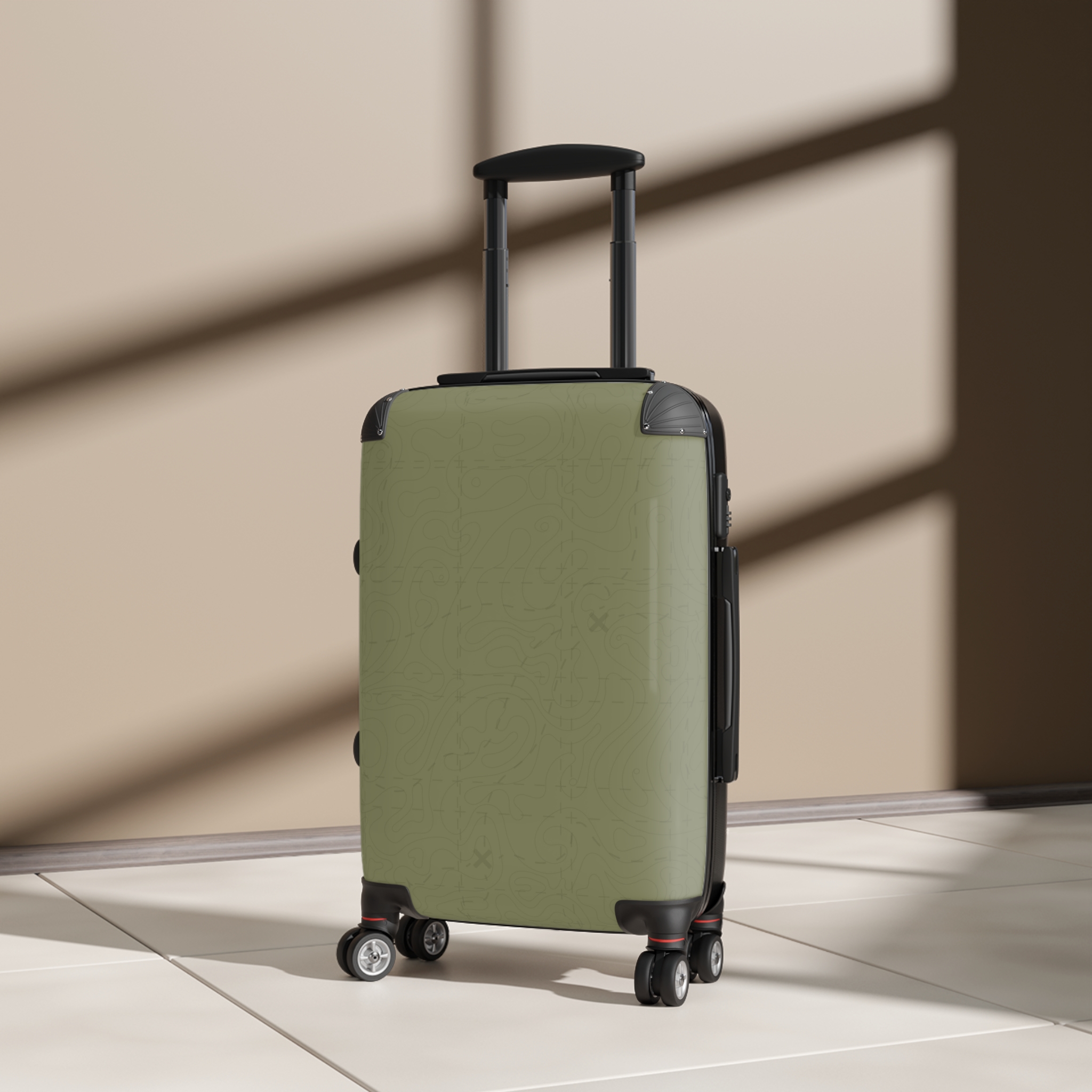 Official Go101 Suitcase (Map Graphic)