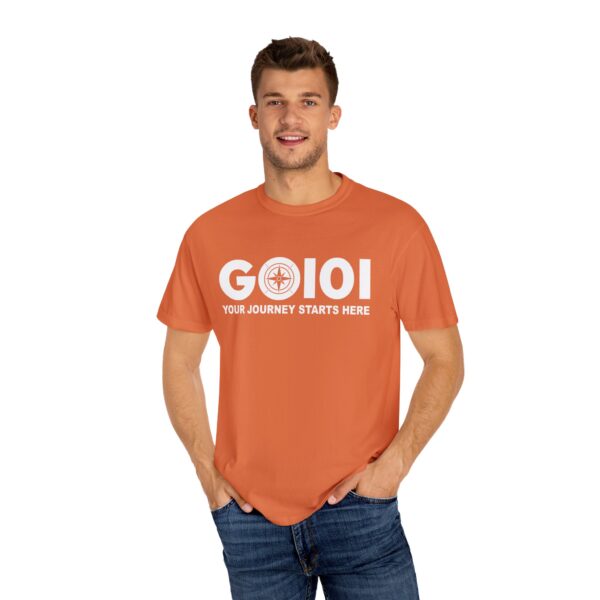 Unisex Garment-Dyed Colored Go101 T-shirt - Image 2