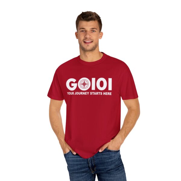 Unisex Garment-Dyed Colored Go101 T-shirt - Image 14